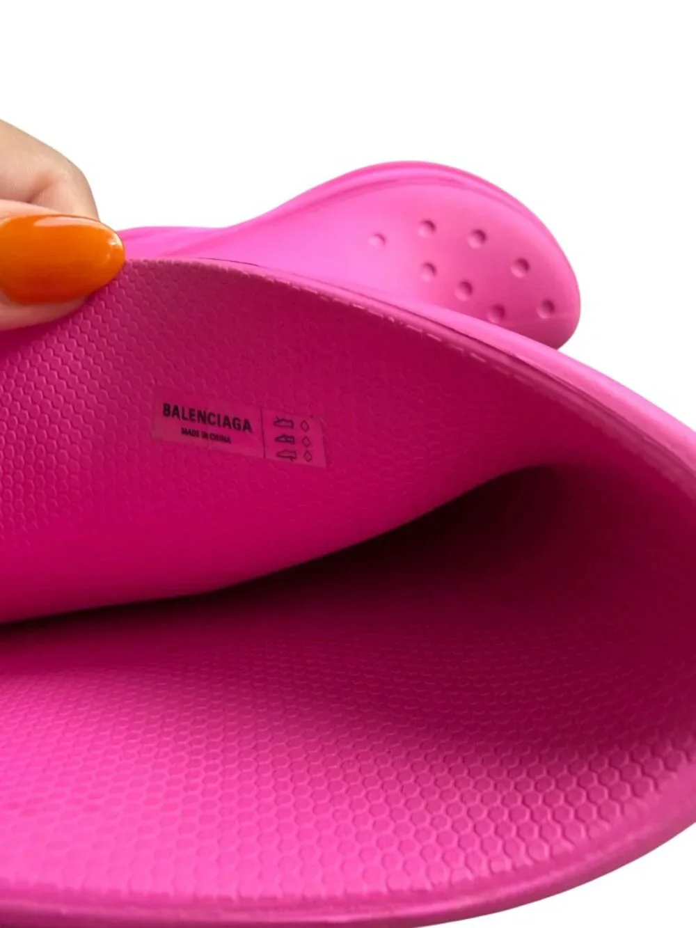 BALENCIAGA x Crocs Pink Platform Boots Size 36 / US 6
